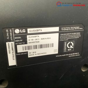 Tivi LG Smart TV 32 Inch 32LK540BPTA Cũ