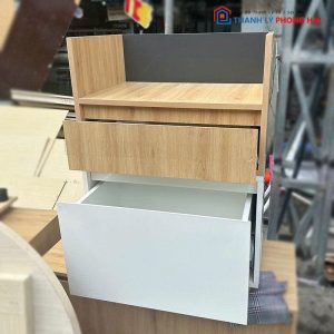 Tủ Cabin 2 Ngăn Kéo 60cm Cũ Gỗ MDF