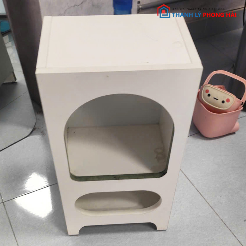 tu-dau-giuong-mau-trang-co-hoc-cu Tủ Đầu Giường Màu Trắng Có Hộc Cũ