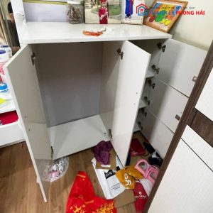Tủ Đựng Đồ Gỗ MDF Kèm Hộc Kéo Cũ