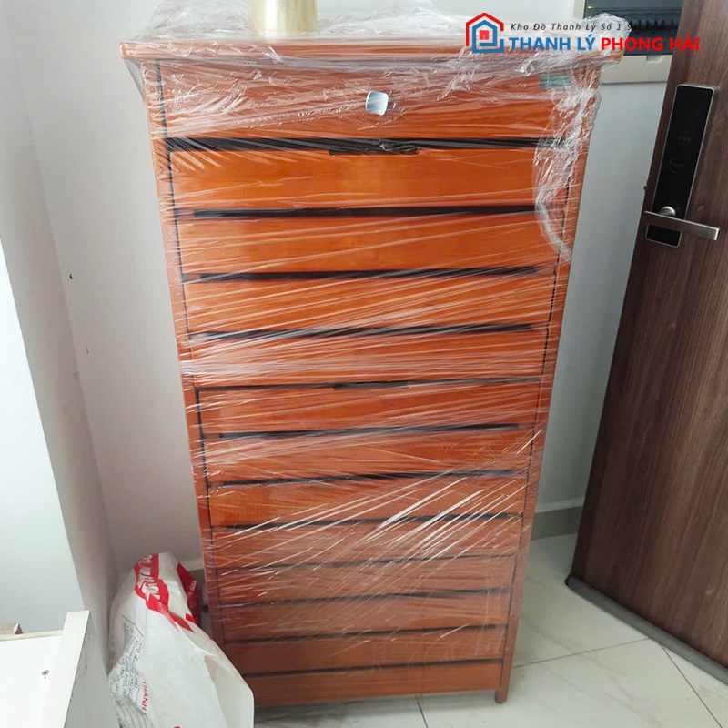 tu-giay-dep-lam-son-65cm-3 Tủ Giày Dép Lam Sơn 65cm Gỗ Tự Nhiên Cửa Lật Cũ
