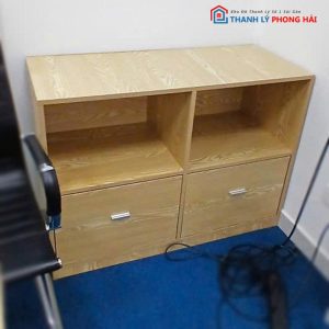 Tủ Hồ Sơ 1m1 Cũ 6 Hộc Gỗ MDF