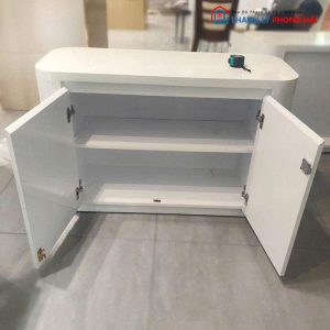 Tủ Hồ Sơ Thấp 1m15 2 Cánh Bo Cong Cũ