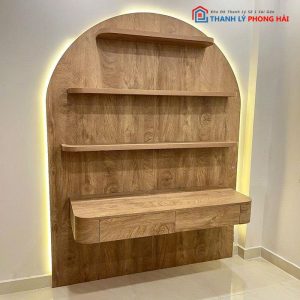 Tủ Kệ Trưng Bày Gỗ MDF Kiểu Treo Tường Mới 99%
