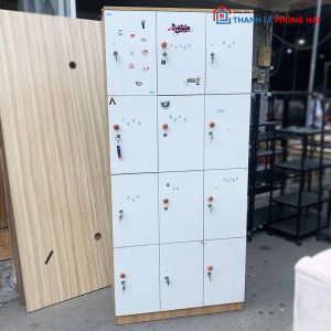 Tủ Locker Gỗ MDF 12 Ngăn Cũ