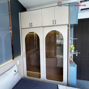 Tủ Quần Áo Cửa Lùa Kính Mới 99% (Nhiều Màu)