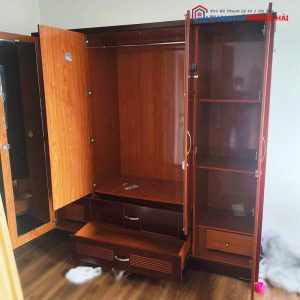 Tủ Quần Áo Gỗ Cũ Nhiều Ngăn