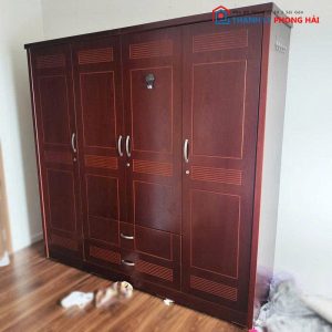 Tủ Quần Áo Gỗ Cũ Nhiều Ngăn