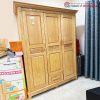 Tủ Quần Áo Gỗ Tự Nhiên 3 Cánh Cũ