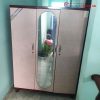 Tủ Quần Áo Sắt 3 Cánh Kèm Gương Cũ