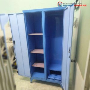 Tủ Sắt 2 Cánh Có Gương Cũ