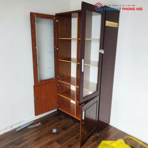 Tủ Trưng Bày 2 Cánh Kính Cũ