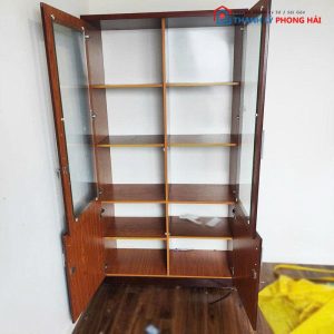 Tủ Trưng Bày 2 Cánh Kính Cũ