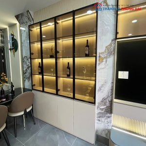 Tủ Trưng Bày Kính Có Led Mới 99%