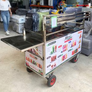 Xe Bán Hàng Inox Takeaway Cũ