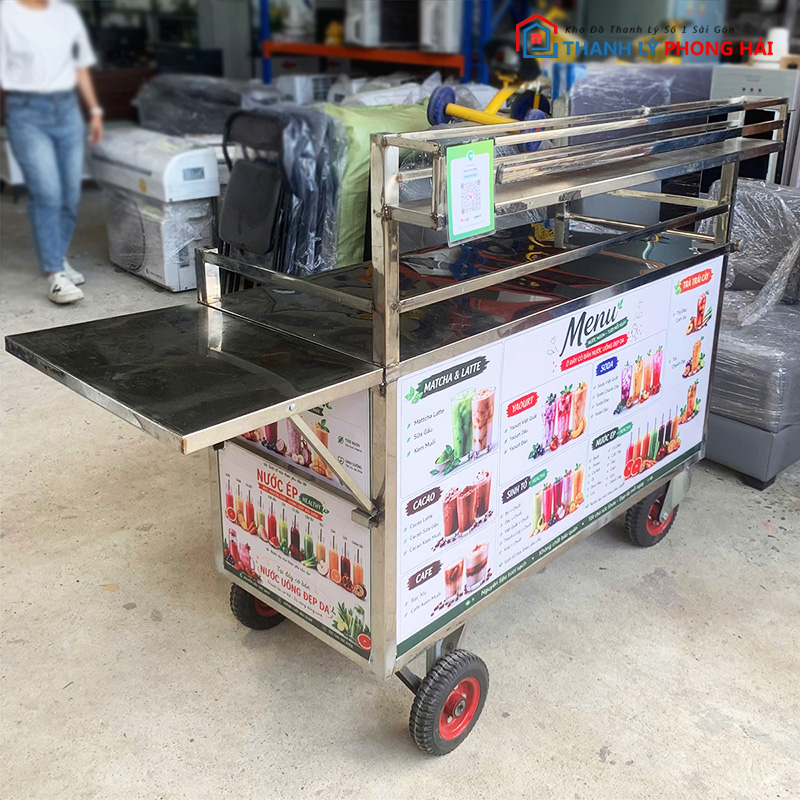 xe-ban-hang-inox-takeaway-cu-4 Xe Bán Hàng Inox Takeaway Cũ