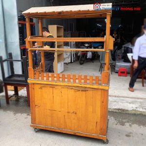 Xe Take Away Bán Cafe Bằng Gỗ Cũ