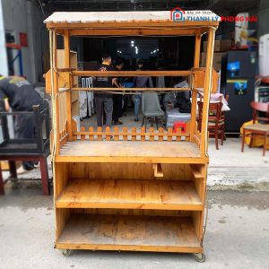 Xe Take Away Bán Cafe Bằng Gỗ Cũ
