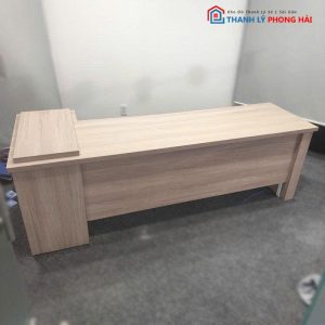 Bàn Giám Đốc Gỗ MDF Cũ Màu Sồi Sáng (Nhiều Màu)
