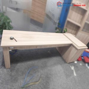 Bàn Giám Đốc Gỗ MDF Cũ Màu Sồi Sáng (Nhiều Màu)