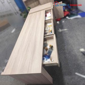 Bàn Giám Đốc Gỗ MDF Cũ Màu Sồi Sáng (Nhiều Màu)