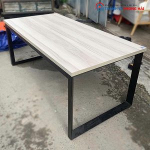 Bàn Họp Chân U 1m8 Cũ Mặt Gỗ CN