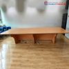 Bàn Họp Gỗ MDF 3m6 Cũ Có Lá Nối Linh Hoạt