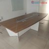 Bàn Họp Gỗ MDF Kiểu Dáng Cách Điệu Cũ