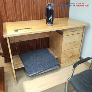 Bàn Làm Việc 1m2 Gỗ Cao Su 3 Hộc Kéo Cũ