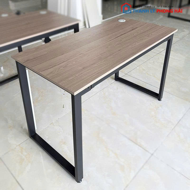 ban-lam-viec-chan-u-mat-go-cao-cap-1 Bàn Làm Việc Chân U Mặt Gỗ Cao Cấp Cũ (Nhiều KT)