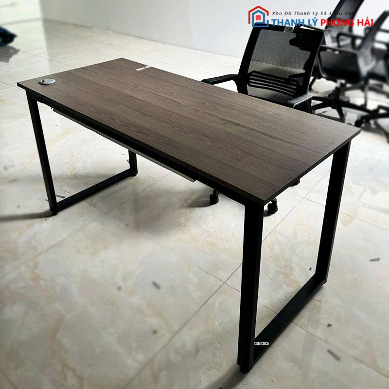 ban-lam-viec-chan-u-mat-go-cao-cap-3 Bàn Làm Việc Chân U Mặt Gỗ Cao Cấp Cũ (Nhiều KT)