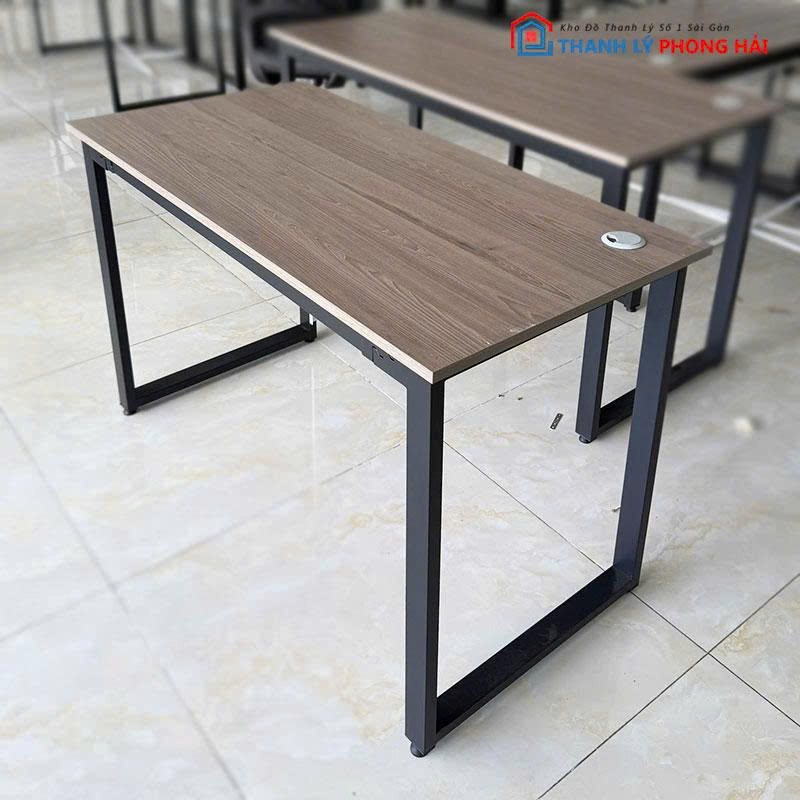 ban-lam-viec-chan-u-mat-go-cao-cap-4 Bàn Làm Việc Chân U Mặt Gỗ Cao Cấp Cũ (Nhiều KT)