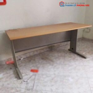 Bàn Làm Việc Gỗ MDF Chân Chữ L Cũ