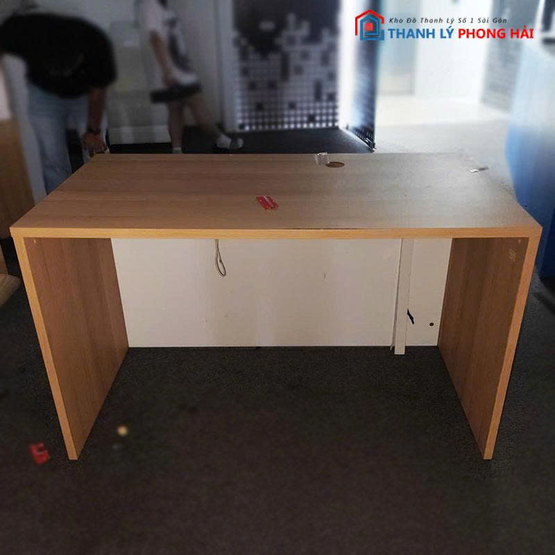 ban-lam-viec-go-mdf-co-bung-trang-cu-2 Bàn Làm Việc Gỗ MDF Có Bửng Trắng Cũ