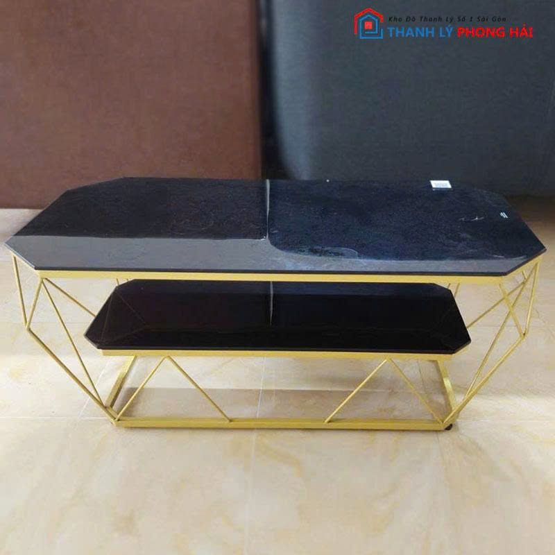 ban-sofa-kim-cuong-den Bàn Sofa Kim Cương Đen Cũ Mặt Kính Khung Sắt
