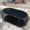 Bàn Sofa Mặt Kính Cũ 2 Tầng Dáng Oval