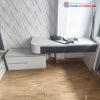 Bàn Trang Điểm Gỗ MDF Cũ Bo Cong Kèm Hộc