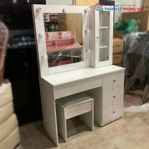 Bàn Trang Điểm Kèm Gương Vuông Cũ