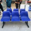 Băng Ghế Ngồi 3 Chỗ Chân Sắt Cũ