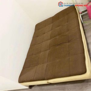 Băng Sofa Bed Phối Da Nỉ Cũ