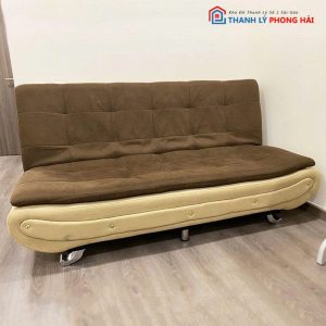 Băng Sofa Bed Phối Da Nỉ Cũ