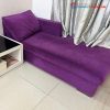 Băng Sofa Thư Giãn Bọc Nhung Màu Tím Cũ