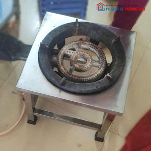 Bếp Công Nghiệp 1 Họng Khung Inox Cũ