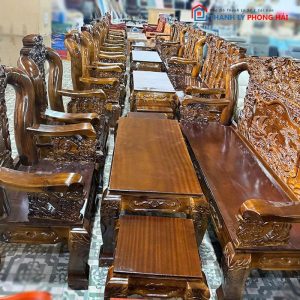 Bộ Salon Thuận Buồm Xuôi Gió Gỗ Tràm Mới 99%