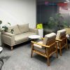 Bộ Sofa Gỗ 4 Món Cũ Kèm Bàn Chân Chuông