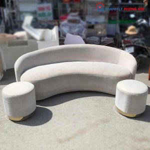 Bộ Sofa Hạt Đậu Kèm Bàn Trà Lồng Chim Cũ