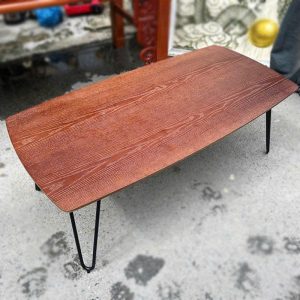 Bộ Sofa Nỉ 1m76 Cũ Màu Nâu 4 Món