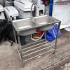 Bồn Rửa Inox 2 Hộc Cũ Kèm Vòi