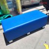 Đôn Sofa Bọc Da Màu Xanh Cũ
