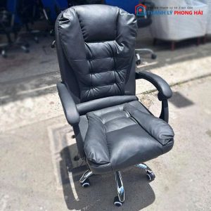 Ghế Giám Đốc Bọc Da Đen Cũ